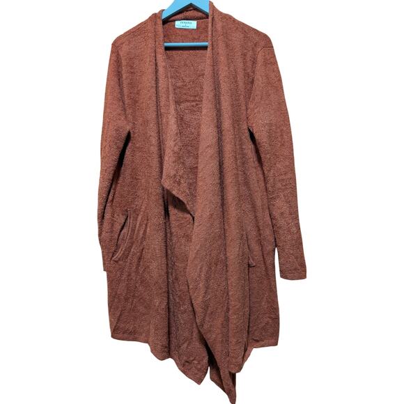 Zenana Sweaters - Rust colored super cozy cardigan with pockets